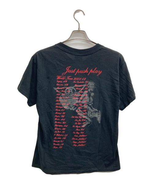 AEROSMITH（エアロスミス）AEROSMITH (エアロスミス) SORAYAMA (ソラヤマ) Just Push Play Tour Tee ブラック サイズ:Mの古着・服飾アイテム