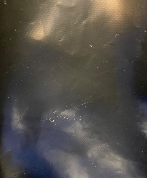 MARNI（マルニ）MARNI (マルニ) ポリエステル×レザーバイカラーロゴトートバッグ ブラック×ブルーの古着・服飾アイテム