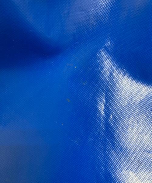 MARNI（マルニ）MARNI (マルニ) ポリエステル×レザーバイカラーロゴトートバッグ ブラック×ブルーの古着・服飾アイテム