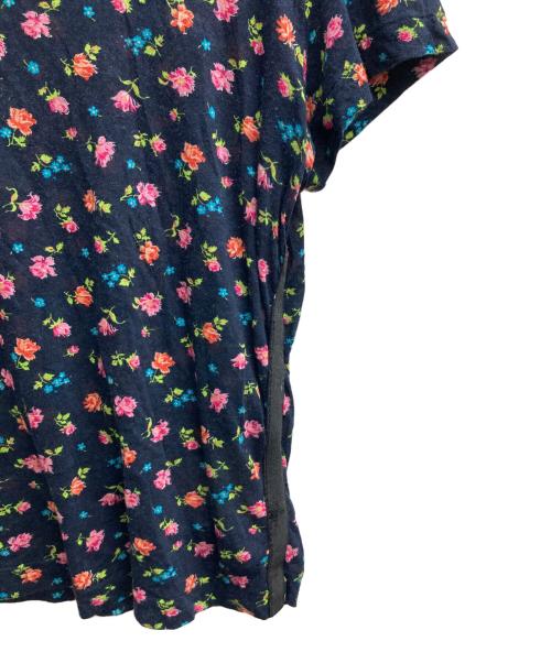 tricot COMME des GARCONS（トリココムデギャルソン）tricot COMME des GARCONS (トリココムデギャルソン) 花柄カットソー ネイビー サイズ:表記無しの古着・服飾アイテム