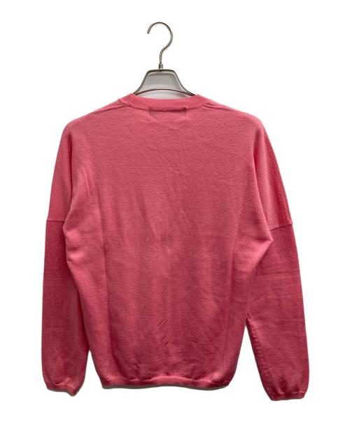 COMME des GARCONS HOMME PLUS（コムデギャルソンオムプリュス）COMME des GARCONS HOMME PLUS (コムデギャルソンオムプリュス) クルーネックニット ピンク サイズ:Mの古着・服飾アイテム