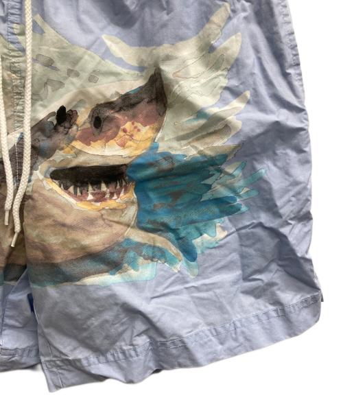 POLO SPORT（ポロスポーツ）POLO SPORT (ポロスポーツ) 90’sシャークペイントスイムショーツ スカイブルー サイズ:Mの古着・服飾アイテム