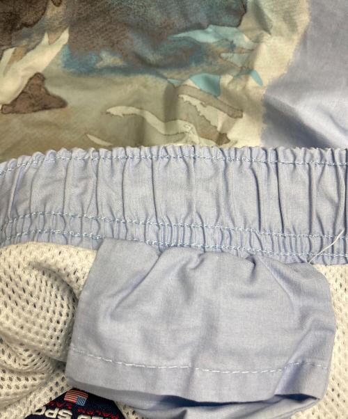 POLO SPORT（ポロスポーツ）POLO SPORT (ポロスポーツ) 90’sシャークペイントスイムショーツ スカイブルー サイズ:Mの古着・服飾アイテム