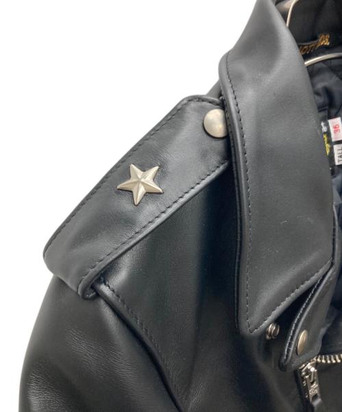 Schott（ショット）Schott (ショット) ライダースジャケット ブラック サイズ:36の古着・服飾アイテム