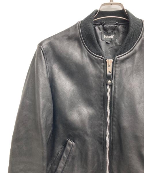 Schott（ショット）Schott (ショット) BOWERY LEATHER JACKET ブラック サイズ:Mの古着・服飾アイテム