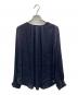 AMACA (アマカ) サテンライクブラウス ネイビー サイズ:38：3000円