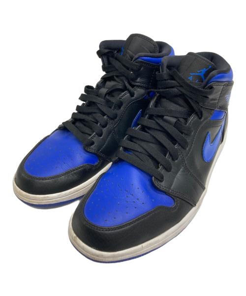 NIKE（ナイキ）NIKE (ナイキ) AIR JORDAN1 MID ブルー サイズ:27の古着・服飾アイテム
