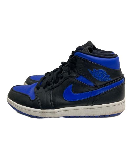NIKE（ナイキ）NIKE (ナイキ) AIR JORDAN1 MID ブルー サイズ:27の古着・服飾アイテム