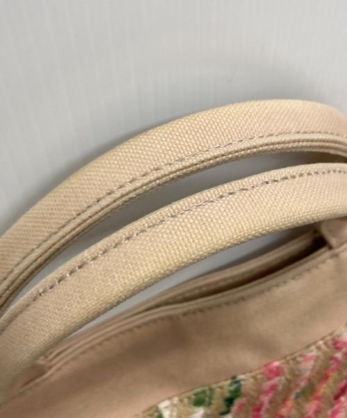 FEILER（フェイラー）FEILER (フェイラー) ラナンキュラス トートバッグ ベージュの古着・服飾アイテム