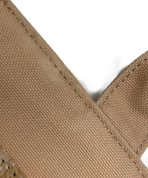 FEILER（フェイラー）FEILER (フェイラー) ラナンキュラス トートバッグ ベージュの古着・服飾アイテム