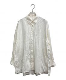 Spick and Span（スピックアンドスパン）の古着「シアーツイルビッグシャツ」｜ホワイト