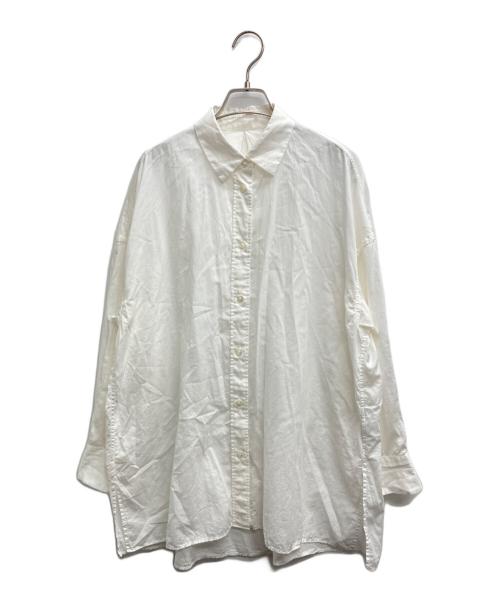 Spick and Span（スピックアンドスパン）Spick and Span (スピックアンドスパン) シアーツイルビッグシャツ ホワイト サイズ:不明（実寸サイズをご確認ください）の古着・服飾アイテム