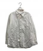 Q.anosキュアノス）の古着「スナップデニムシャツ」｜ホワイト