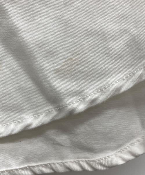 Q.anos（キュアノス）Q.anos (キュアノス) スナップデニムシャツ ホワイト サイズ:Freeの古着・服飾アイテム