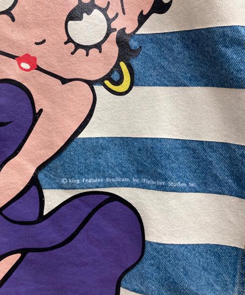 BETTY BOOP（ベティー・ブープ）BETTY BOOP (ベティー・ブープ) 90sBETTY BOOPプリントデニムジャケット インディゴ サイズ:Mの古着・服飾アイテム