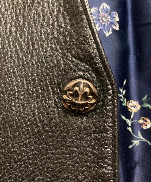 A&G（エーアンドジー）A&G (エーアンドジー) バッククロス レザーベスト ブラック サイズ:Sの古着・服飾アイテム