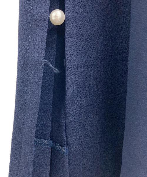 Arobe（アローブ）Arobe (アローブ) フロントプリーツストレートパンツ ネイビー サイズ:1の古着・服飾アイテム