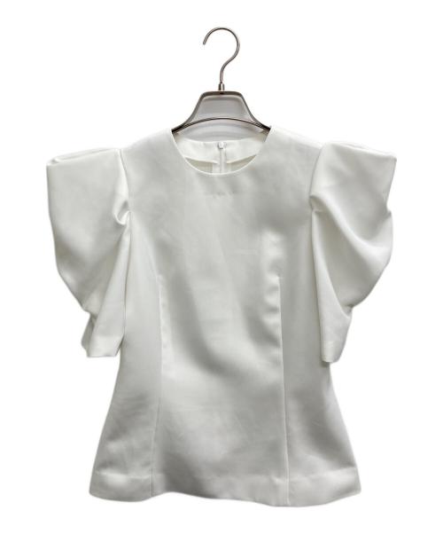 cygne（シーニュ）cygne (シーニュ) クリオネカットソー ホワイトの古着・服飾アイテム