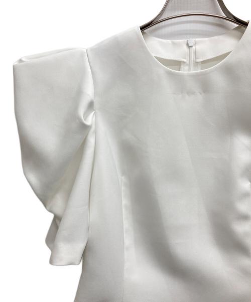 cygne（シーニュ）cygne (シーニュ) クリオネカットソー ホワイトの古着・服飾アイテム