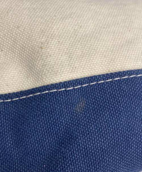 SITA PARANTICA（シータパランティカ）SITA PARANTICA (シータパランティカ) ターンロックハンドバッグ アイボリー×ブルーの古着・服飾アイテム