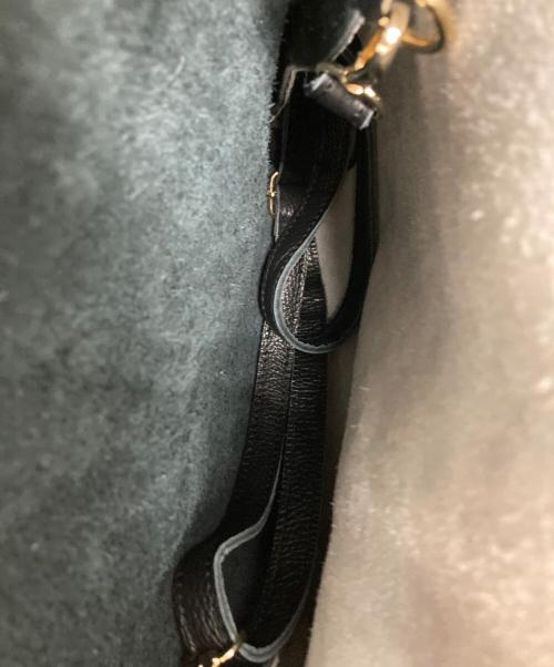 MARLON（マロン）MARLON (マロン) 2WAYハラコレザーバッグ ブラック サイズ:　の古着・服飾アイテム