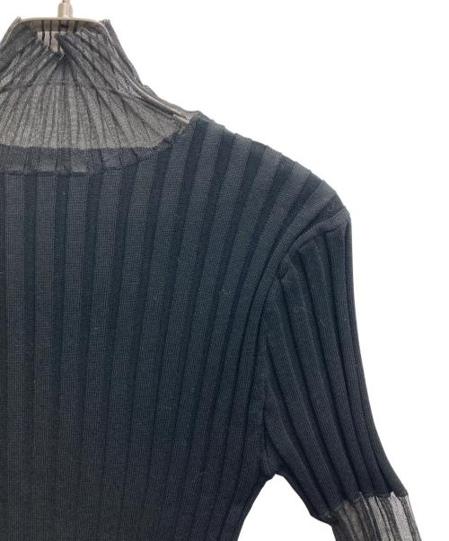 ADORE（アドーア）ADORE (アドーア) シアーカフニット ブラック サイズ:38の古着・服飾アイテム