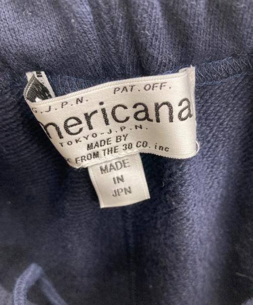 Americana（アメリカーナ）Americana (アメリカーナ) スウェットショートパンツ ネイビー サイズ:38の古着・服飾アイテム