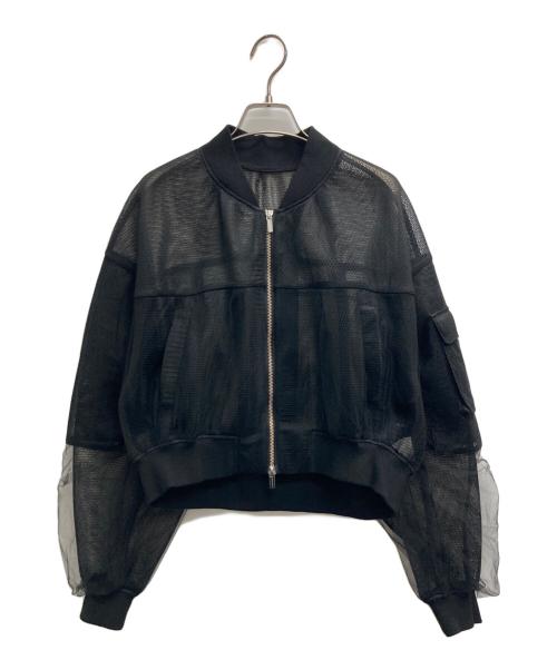 MAISON SPECIAL（メゾンスペシャル）MAISON SPECIAL (メゾンスペシャル) Tulle Layered Blouson ブラック サイズ:FREEの古着・服飾アイテム