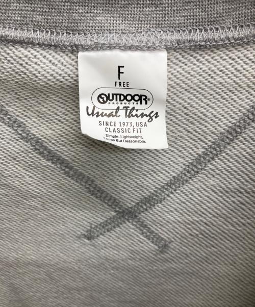 OUTDOOR PRODUCTS（アウトドア プロダクツ）OUTDOOR PRODUCTS (アウトドア プロダクツ) ハーフスリーブスウェット グレー サイズ:FREEの古着・服飾アイテム