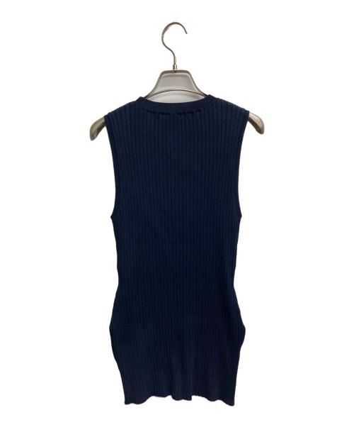 ENFOLD（エンフォルド）ENFOLD (エンフォルド) ノースリーブニット ネイビー サイズ:38の古着・服飾アイテム
