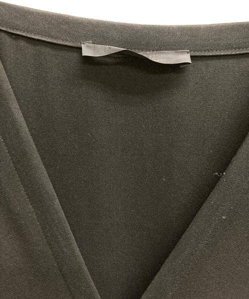 Noire（ノワール）Noire (ノワール) Vネックロングワンピース ブラック サイズ:不明（実寸サイズをご確認ください）の古着・服飾アイテム