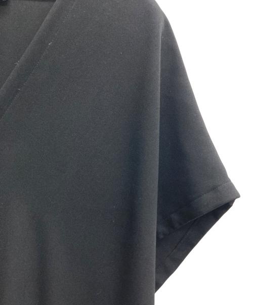 Noire（ノワール）Noire (ノワール) Vネックロングワンピース ブラック サイズ:不明（実寸サイズをご確認ください）の古着・服飾アイテム