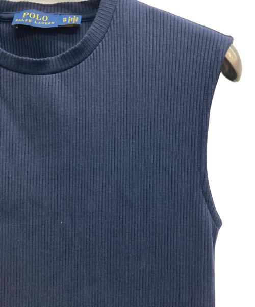 POLO RALPH LAUREN（ポロ・ラルフローレン）POLO RALPH LAUREN (ポロ・ラルフローレン) ノースリーブワンピース ネイビー サイズ:XSの古着・服飾アイテム