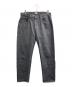 CIOTA（シオタ）の古着「ビンコットン 13.5oz テーパードデニム」｜グレー
