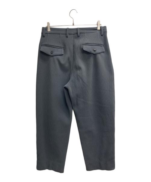 stein（シュタイン）stein (シュタイン) KNIT PIN TUCK WIDE TROUSERS ブルーグレー サイズ:Mの古着・服飾アイテム