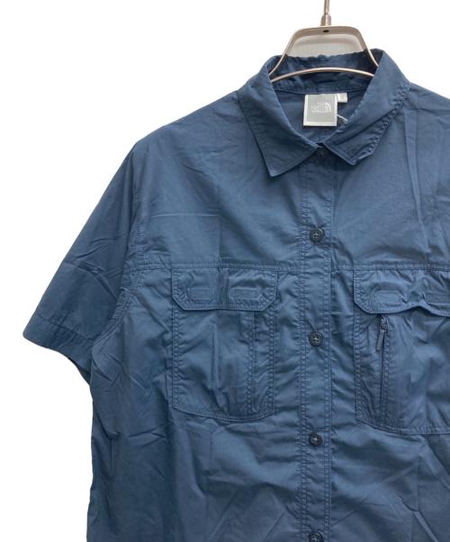 THE NORTH FACE（ザ ノース フェイス）THE NORTH FACE (ザ ノース フェイス) ショートスリーブメリディアンシャツ ブルー サイズ:Mの古着・服飾アイテム