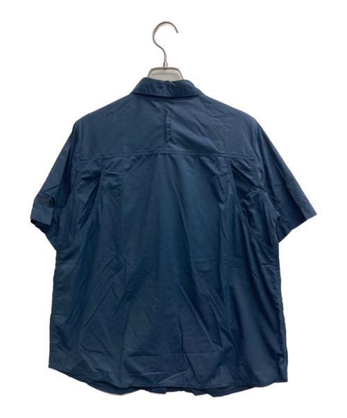 THE NORTH FACE（ザ ノース フェイス）THE NORTH FACE (ザ ノース フェイス) ショートスリーブメリディアンシャツ ブルー サイズ:Mの古着・服飾アイテム