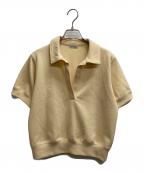 STEVEN ALANスティーブンアラン）の古着「BOUCLE SKIPPER NECK PULLOVER」｜イエロー