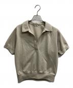 STEVEN ALANスティーブンアラン）の古着「BOUCLE SKIPPER NECK PULLOVER」｜ベージュ