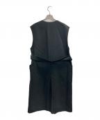 UNITED ARROWS TOKYOユナイテッドアローズトウキョウ）の古着「リバーノーカラーベスト」｜ブラック