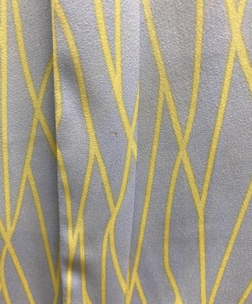 UNITED ARROWS TOKYO（ユナイテッドアローズトウキョウ）UNITED ARROWS TOKYO (ユナイテッドアローズトウキョウ) ラインプリント ボウタイブラウス ブルー サイズ:記載無しの古着・服飾アイテム