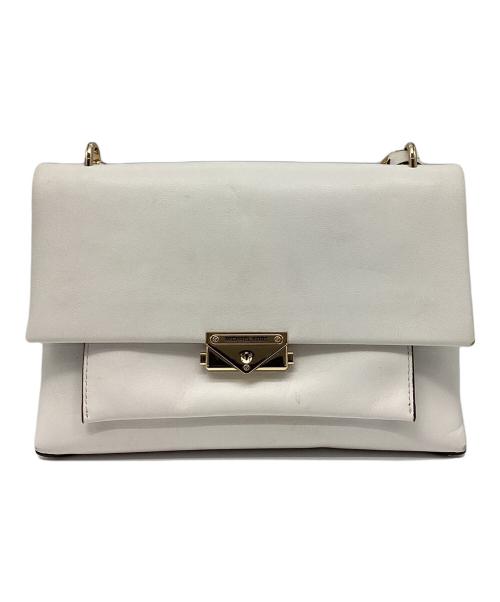 MICHAEL KORS（マイケル・コース）MICHAEL KORS (マイケルコース) ショルダーバッグ ホワイトの古着・服飾アイテム