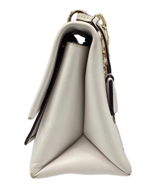 MICHAEL KORS（マイケル・コース）MICHAEL KORS (マイケルコース) ショルダーバッグ ホワイトの古着・服飾アイテム