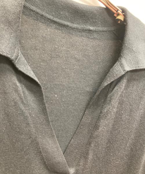 JOHN SMEDLEY（ジョンスメドレー）JOHN SMEDLEY (ジョンスメドレー) スキッパーシャツ ブラック サイズ:Freeの古着・服飾アイテム