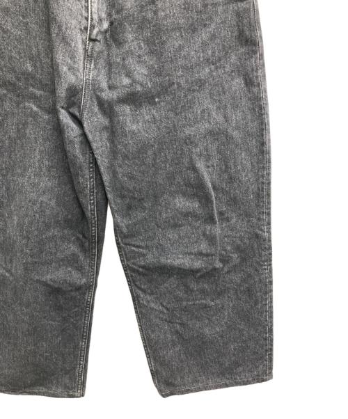 ESLOW（エスロー）ESLOW (エスロー) ストレートデニムパンツ ブラック サイズ:4の古着・服飾アイテム