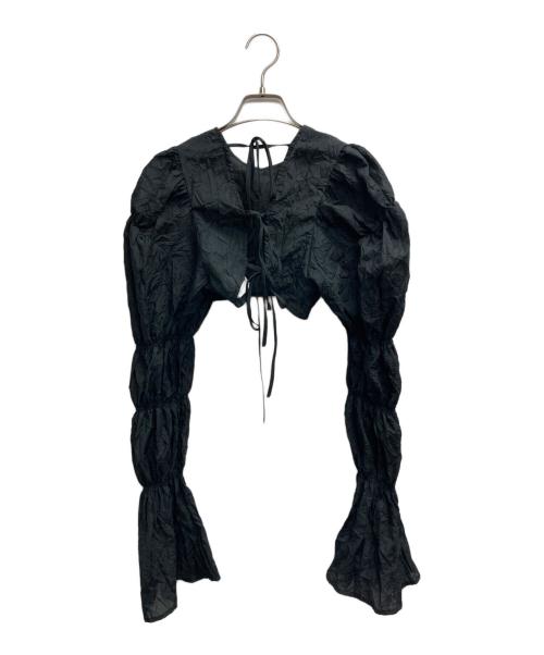 MAISON SPECIAL（メゾンスペシャル）MAISON SPECIAL (メゾンスペシャル) ベルスリーブ2WAYボレロ ブラック サイズ:Freeの古着・服飾アイテム