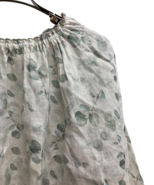 nest Robe（ネストローブ）nest Robe (ネストローブ) 総柄ブラウス グリーン サイズ:Freeの古着・服飾アイテム