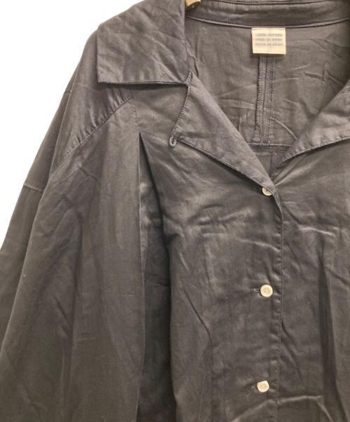 bulle de savon（ビュル デ サボン）bulle de savon (ビュル デ サボン) シャツワンピース ブラック サイズ:Freeの古着・服飾アイテム
