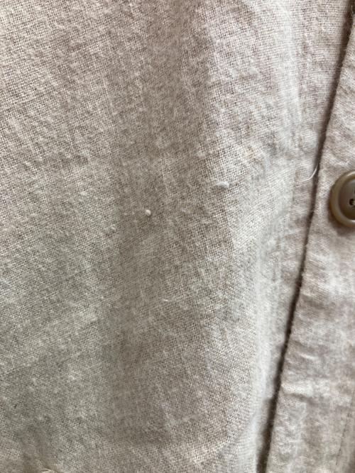 nest Robe（ネストローブ）nest Robe (ネストローブ) リネンパフスリーブ2wayワンピース ベージュ サイズ:Freeの古着・服飾アイテム
