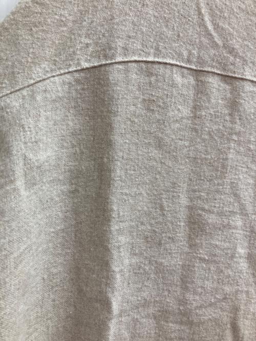 nest Robe（ネストローブ）nest Robe (ネストローブ) リネンパフスリーブ2wayワンピース ベージュ サイズ:Freeの古着・服飾アイテム